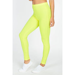 High Waist Neon Knit Stretch Leggings
