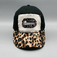 It's Fine I'm Fine Everythings Fine Patch Hat