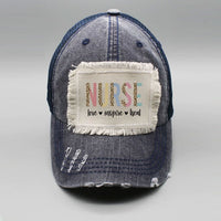 Leopard Nurse Love Inspire Heal Patch Hat