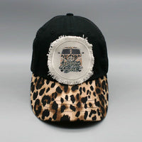 Leopard Van Hippie Soul Graphic Patch Hat
