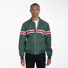 Luxury Woven Taped Bomber Jacket
