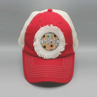 Mama Sunflower Wings Circle Patch Hat