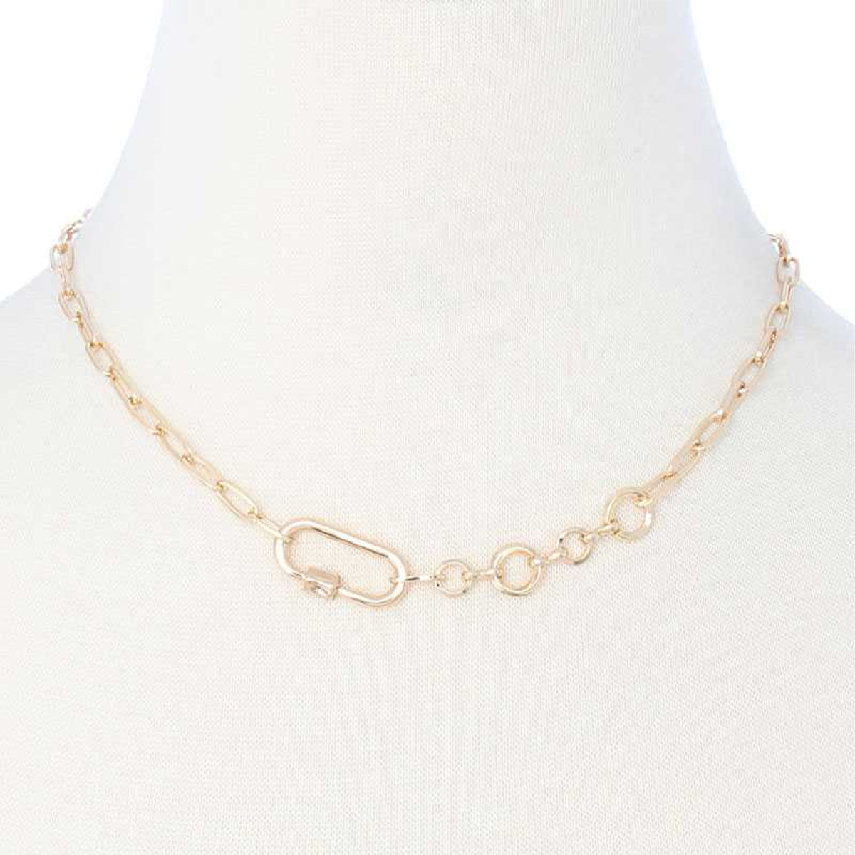 Metal Chain Necklace in Gold