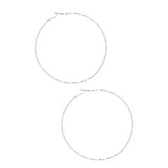 Metal Style Hoop Earring in Gold