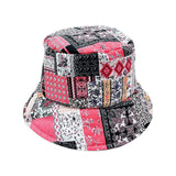 Mix Print Padding Bucket Hat