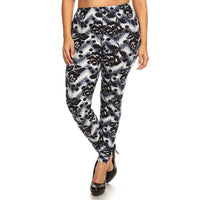 Multi-color Abstract Print Women's Leggings