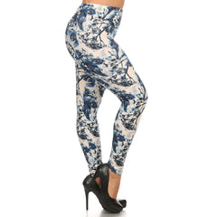 Multi-color Floral Printed Women's Leggings