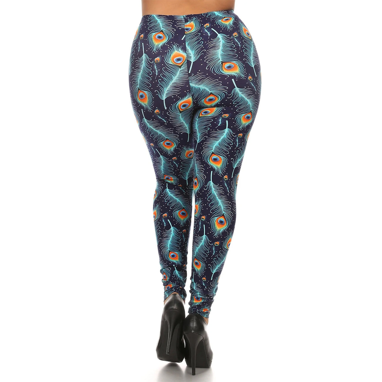 Multi-color Slim Fitting Women's Leggings