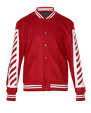 Off-White Red Varsity Jacket