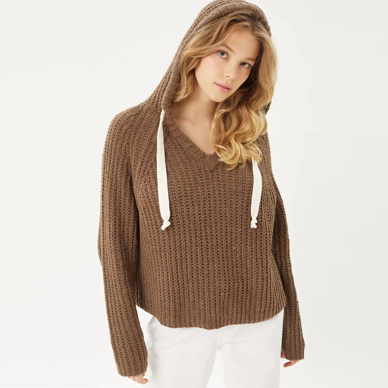 Pullover Sweater & Hoodie Top - Black