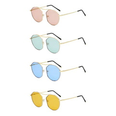 Round Geometric Fashion Sunglasses