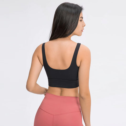 Scoop Neck and Back Women's Sports Bra
