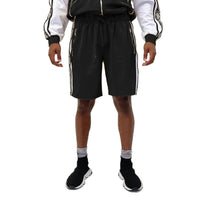 Snake Print Shorts in Black