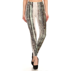 Snake Scales Printed Women's Leggings