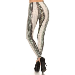 Snake Scales Printed Women's Leggings
