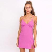 Strap Detail Mini Dress