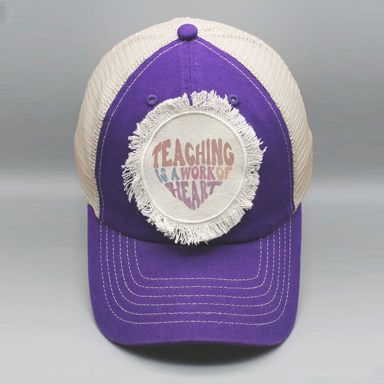 Teaching Work of Heart Light Colored Patch Hat