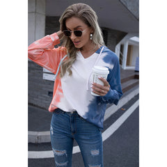 Tie-Dye Drawstring Hoodie