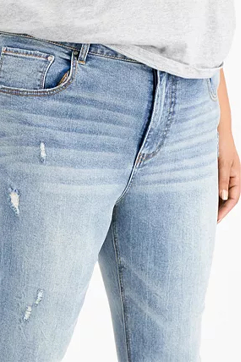 Trendy Plus Size High Rise Flared-Leg Jeans