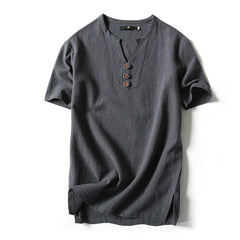 Men's Short Sleeves Shirt - Black