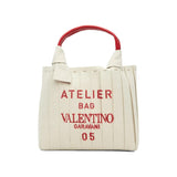 Valentino Garavani Small 05 Plisse Edition Atelier Tote Bag