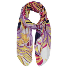 Vibrant Tropical Print Scarf