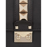 Valentino Garavani Medium Lock Studded Leather Nero