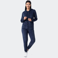 Velour Tracksuit Zip up – Blue