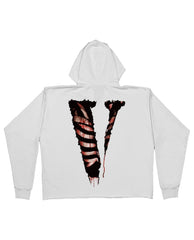 White Keep Enemies Close Hoodie