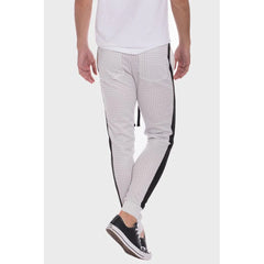 WEIV MEN'S Patterned Sweatpants with Side Stripe