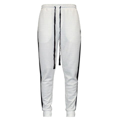WEIV MEN'S Patterned Sweatpants with Side Stripe