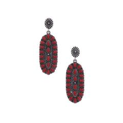 Western Style Oval Earring
