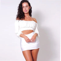 White Basic Tennis Skort