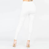 White High Waist Denim Skinny Fit Jeans
