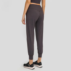 Wide Waistband Slant Pocket Women's Pants