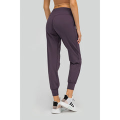 Wide Waistband Slant Pocket Women's Pants