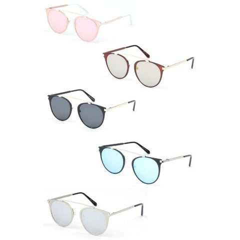 Women Round Fashion Sunglasses in Multicolor