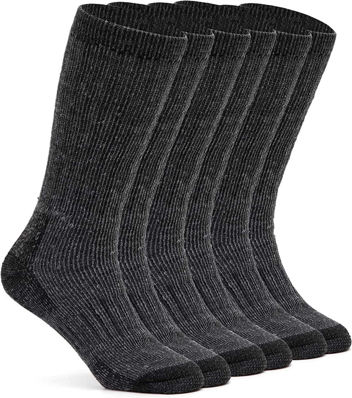 Merino Wool Hiking Socks Thermal Warm Crew Winter Boot Sock for Men & Women 3 Pairs