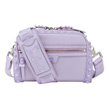 Christian Louboutin Loubitown Lilac Studded Leather Crossbody