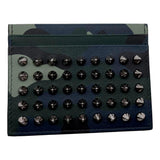 Christian Louboutin Men KIOS Spiked Studded Leather Card Holder Case Wallet