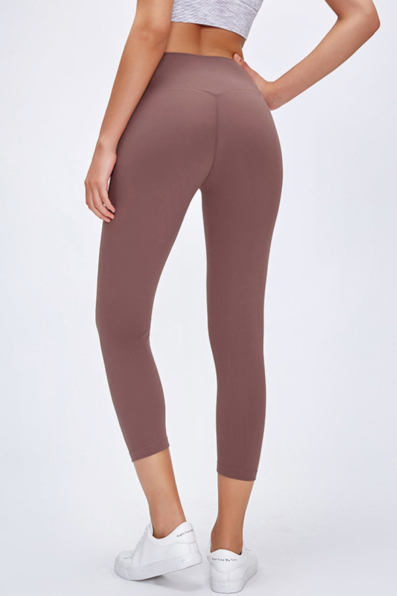Women's slim hip cropped leggings