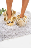 Sloth Hugs Women's Fluffy House Slippers Shoes