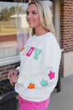 Howdy Graphic Round Neck Sweatshirt