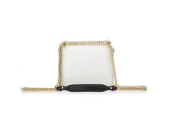 Fendi Womens Kan I White Flowers Shoulder Bag