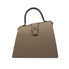Hester van Eeghen Women's Klipper Diagonal Taupe Handbag