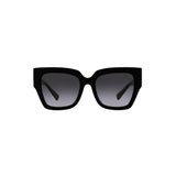 Valentino Garavani V Logo Black Square Frame Sunglasses